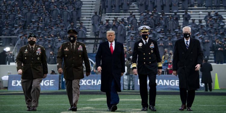WATCH: Army-Navy Crowd ERUPTS into Chants of “USA! USA!” as President Trump Steps on Football Field at Game