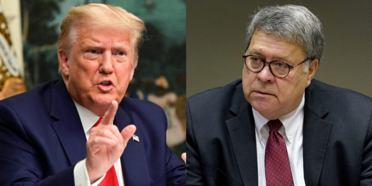 Trump Responds After Report Claims AG Barr Knew about Probe of Hunter Before Election
