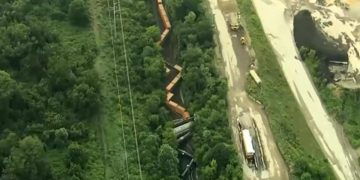 Pennsylvania Train Derailment Prompts Evacuation of Residences due to Hazardous Material Spillage